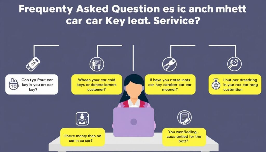 أسئلة شائعة حول خدمات مفاتيح السيارات أسئلة شائعة حول خدمات مفاتيح السيارات