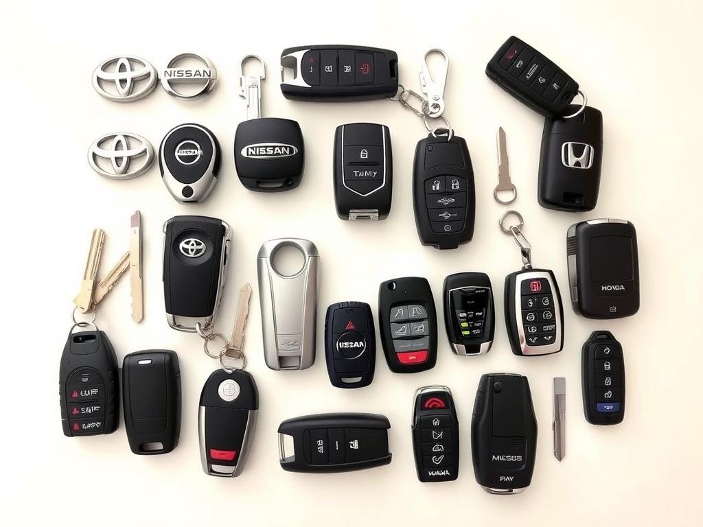 مفاتيح سيارات يابانية مثل تويوتا ونيسان وهوندا مفاتيح سيارات يابانية مثل تويوتا ونيسان وهوندا