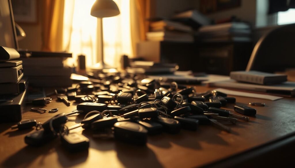 مفاتيح مفقودة في مصفح