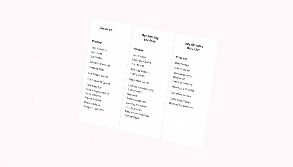 صورة لعرض أسعار خدمات المفاتيح