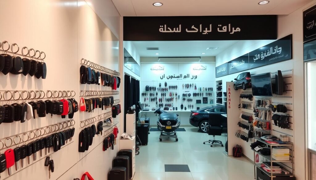 صورة لمحل مفاتيح سيارات في الإمارات