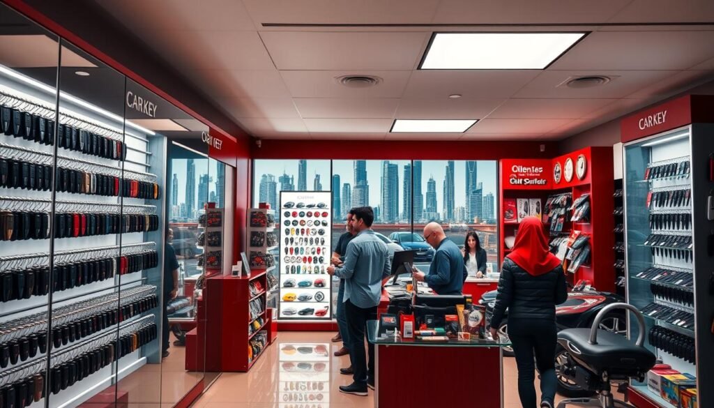 صورة لمحل مفاتيح سيارات في دبي